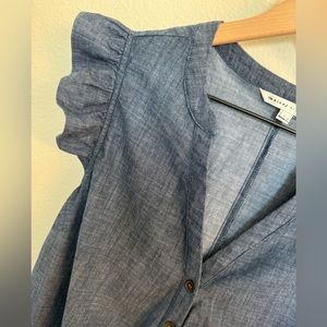 The Nines By Hatch - Maternity Jumpsuit Chambray Small